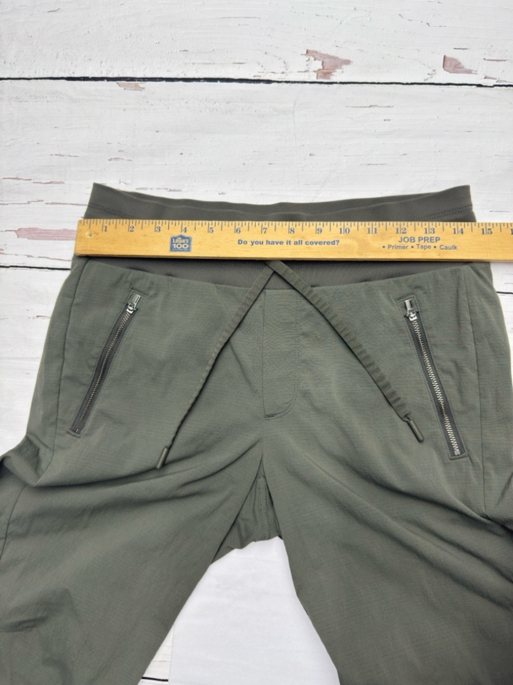 Athleta Trekkie North Jogger Ripstop Olive Green 4 Hiking Travel - Picture 8 of 9